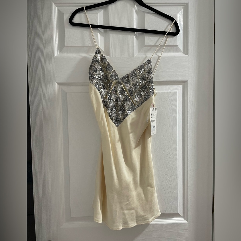 NEW white mini dress